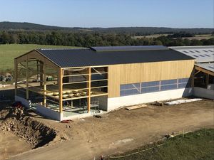 Stabulation vaches laitières Berthelot Charpentes